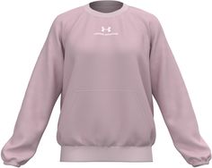 Свитшот женский Under Armour Rush Woven Crew розовый 42-44