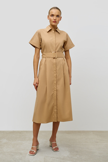 Платье женское Baon B4523037 бежевое XS