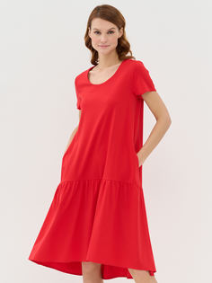 Платье женское VAY 5231-3728 красное 46 RU