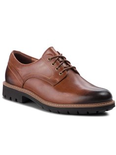 Туфли дерби Batcombe Hall 261275517 Clarks Коричневый 45 EU