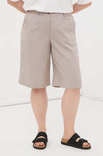 Шорты женские Finn Flare FSC16033 коричневые 2XL