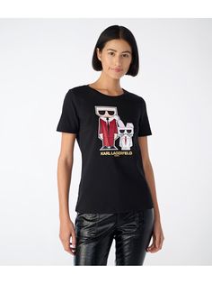 Футболка женская Karl Lagerfeld L2WHD011 черная S