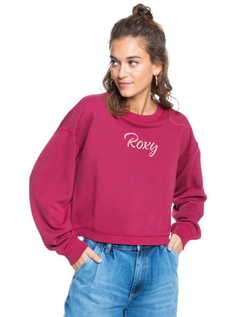 Свитшот женский Roxy ERJFT04477 розовый 40