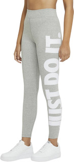 Спортивные леггинсы женские Nike W Sportswear Essential High-Rise Leggings серые M