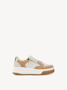 Кеды женские Tamaris 1-1-23719-20 бежевые 39 RU