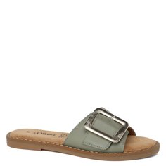 Шлепанцы женские s.Oliver 5-5-27111-20 зеленые 36 EU