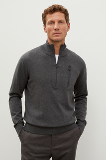 Джемпер мужской Finn Flare FWC21114 серый XL