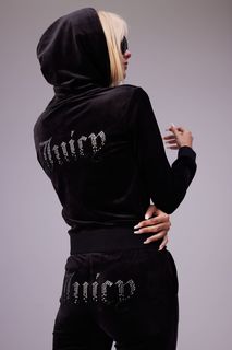 Толстовка женская Juicy Couture JCCA221006/101 черная 46 RU