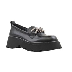 Лоферы женские Milana 221198-1-1101 черные 41 RU