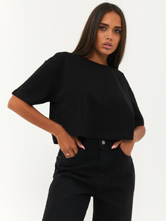 Футболка женская Little Secret uz200432 черная ONE SIZE