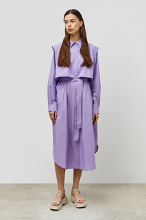 Платье женское Baon B4523001 фиолетовое 2XL