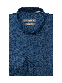 Рубашка мужская Imperator Twist 16-sl синяя 40/178-186