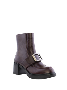 Ботильоны женские Milana 2121711 бордовые 40 RU