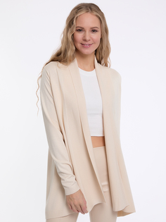 Кардиган женский oodji 73212398B бежевый 2XS