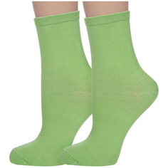 Комплект носков женских Hobby Line 2-339 зеленых 36-40