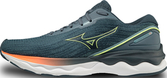 Спортивные кроссовки мужские Mizuno Men Wave Skyrise 3 (2023) серые 10 US