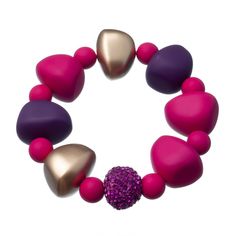 Браслет из бижутерного сплава со стразами р.19-21 Moon Paris ML-23.03-035