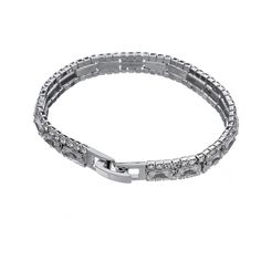 Браслет из бижутерного сплава с swarovski р.19-20 Moon Paris MB-23.04-014