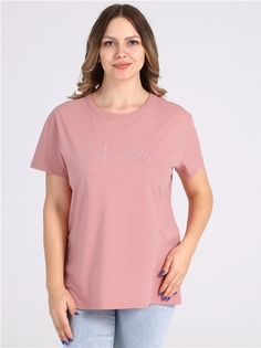 Футболка женская Апрель 1ЖДФК3793001 розовая 112/164