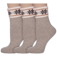 Комплект носков женских Hobby Line 3-7806-1 бежевых 36-40