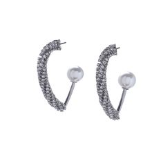 Серьги из бижутерного сплава с swarovski Moon Paris MB-22.12-018