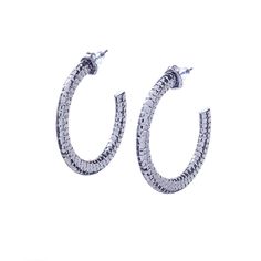 Серьги-кольца из бижутерного сплава Moon Paris MIK-22.10-059