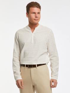 Рубашка мужская oodji 3B320002M-4 бежевая L