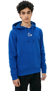 Худи мужское Reebok Thermowarm+Graphene Cotton Hoodie синее 2XL