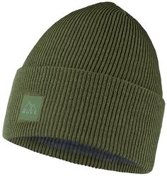 Шапка бини унисекс Buff Crossknit Hat хаки , One Size