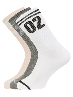 Комплект носков женских oodji 57102815T3 розовых 35-37