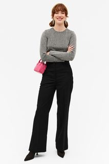 Брюки женские Monki 1102890002 черные 38 EU (доставка из-за рубежа)
