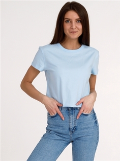 Футболка женская Апрель 1ЖДФК3967001 голубая 100/164