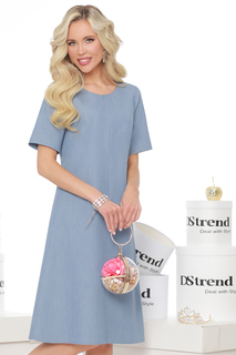 Платье женское DSTrend Классика вкуса серое 56