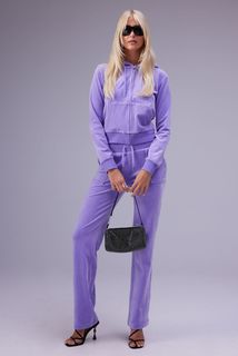 Брюки женские Juicy Couture JCAP180/180 фиолетовые 46 RU