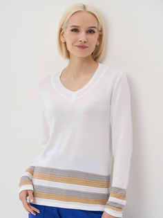 Пуловер женский VAY 9231-94049 белый 52-54 RU