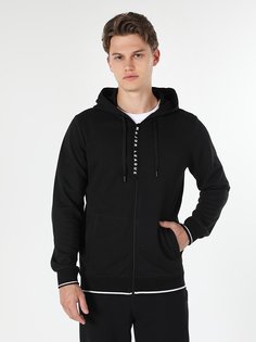 Толстовка мужская Colins CL1059670_Q1.V1_BLK черная S