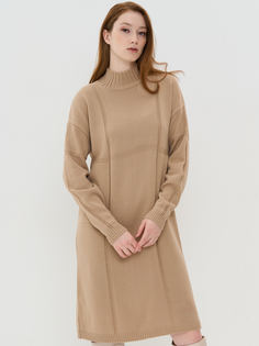 Платье женское VAY 5232-2510 бежевое 54-56 RU