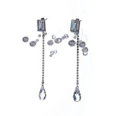 Серьги из бижутерного сплава с swarovski Moon Paris MB-22.12-015