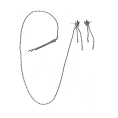 Серьги из бижутерного сплава с swarovski Moon Paris MB-22.12-017