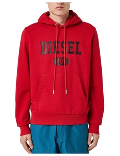 Худи Diesel для мужчин, A038260HAYT44Q, красный-44Q, размер S