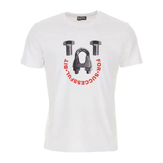 Футболка Diesel для мужчин, A027960HAYU100, белый-100, размер L