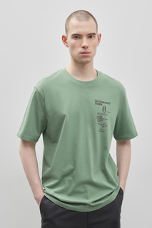 Футболка мужская Finn Flare FBD210104 зеленая M