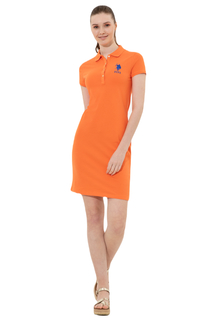 Платье женское U.S. POLO Assn. g082sz0750mts0222-075 оранжевое XL