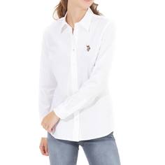 Рубашка женская U.S. POLO Assn. g082sz0040criscolor022k белая 36