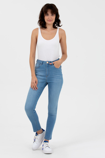 Джинсы женские U.S. POLO Assn. G082SZ080-000-1603752-ASSY23Y-A_DN0021 голубые 38