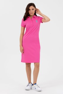 Платье женское U.S. POLO Assn. G082SZ075-000-1567866-MTS0223-075 розовое 2XS