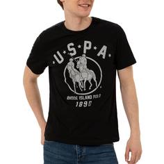 Футболка мужская U.S. POLO Assn. g081gl0110kaido черная S
