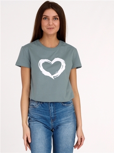 Футболка женская Апрель 1ЖДФК4166001 зеленая 92/164