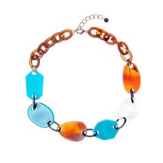 Колье из бижутерного сплава с акрилом 61,5 см Moon Paris ML-22.10-032-01