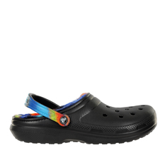 Сабо унисекс Crocs Classic Lined Spray Dye Clog черные 36 EU